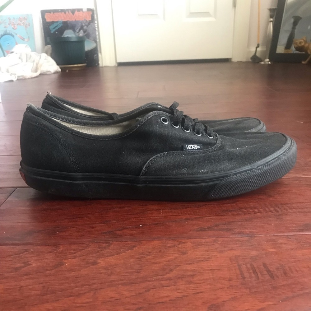 Vans black/black men’s size 12